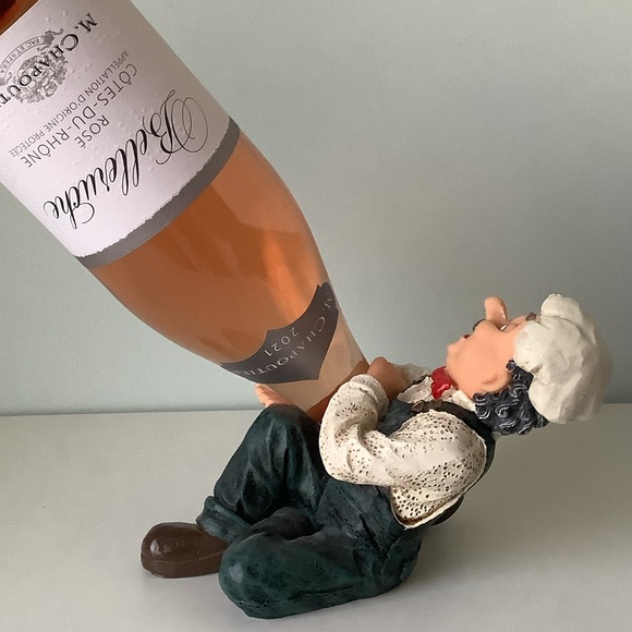 New Vintage champagne wine bottle rack chef sommelier - Picture 6 of 6